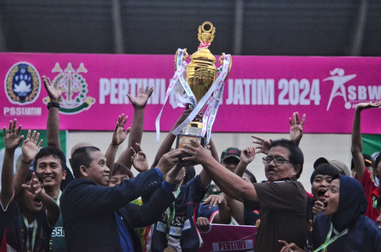 Asprov PSSI Jatim Sukses Helat Pertiwi Kajati Cup 2024, Mendung di Sepak Bola Wanita Mulai Cerah